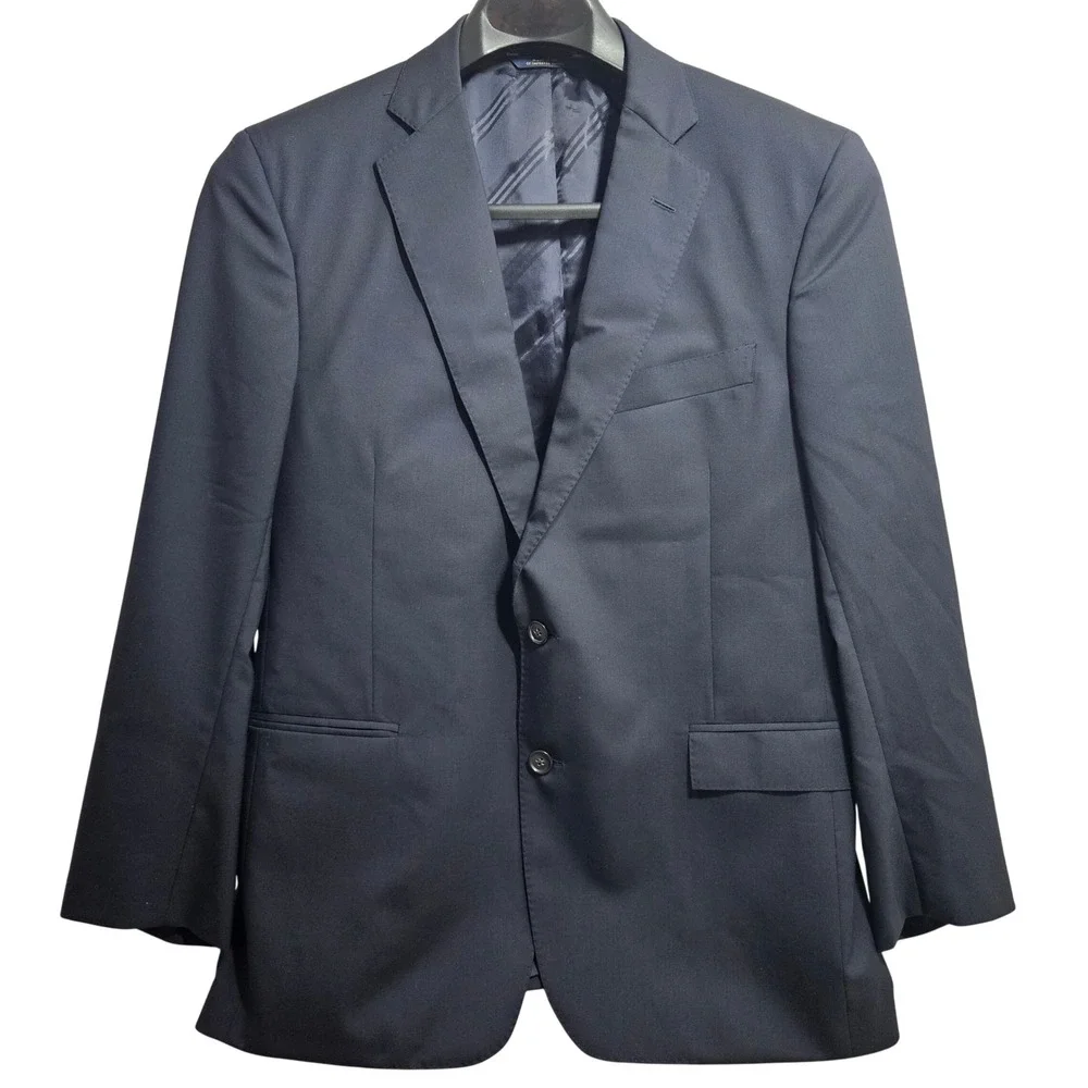 Brooks Brothers Blazer 42S Navy Blue 1818 Regent Wool Vitale Barberis Canonico